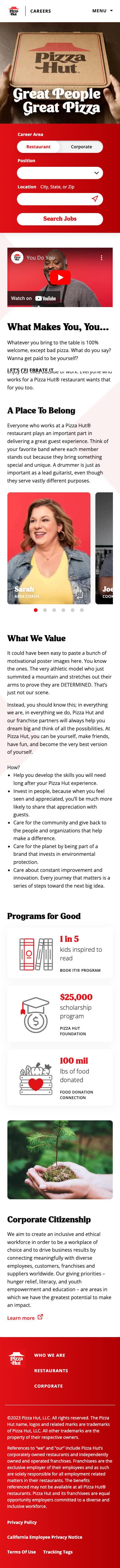 Pizza Hut project image