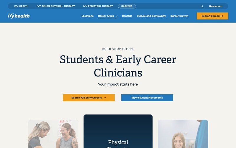 Ivy Health Careers project image